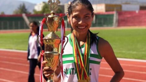 Deportista boliviana Carla Lorena Ríos garantiza su viaje a Ecuador