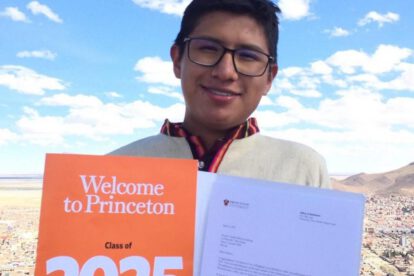 Beca en Universidad de Princeton para Gustavo Andre Blanco Quiroga