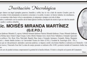 Lic. Moisés Miranda Martínez Q.E.P.D.