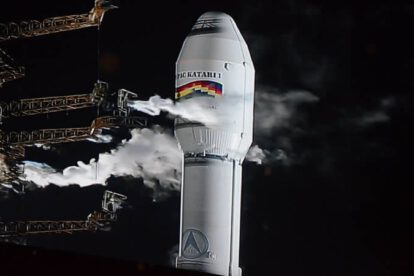 satélite Tupac Katari en órbita