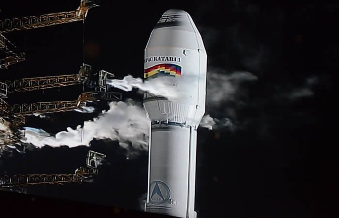 satélite Tupac Katari en órbita