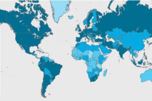 Mapa global del comportamiento del Covid-19 en Bolivia según la OMS