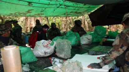 Laboratorio de cristalización de cocaína en Isiboro Sécure