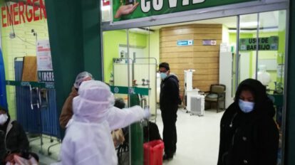Hospital Obrero Oruro colapsa por falta de oxígeno