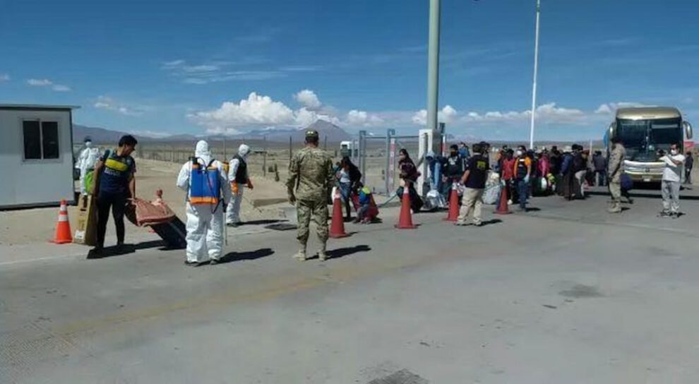 Presencia de extranjeros ilegales en fronteras cerradas