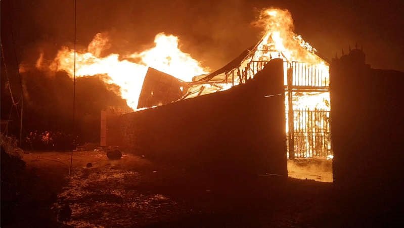 Erupción volcánica en el Congo