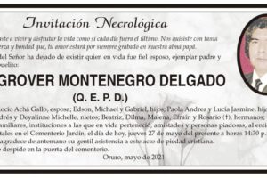 Ing. Grover Montenegro Delgado Q. E. P. D.