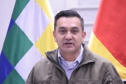 Añez no participó en el contrato de equipos antimotines