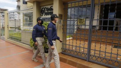 Allanamiento casa Arturo Murillo en Cochabamba