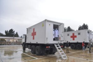 Hospital móvil en Cochabamba