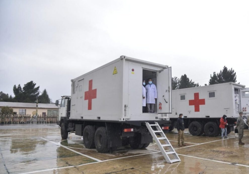 Hospital móvil en Cochabamba