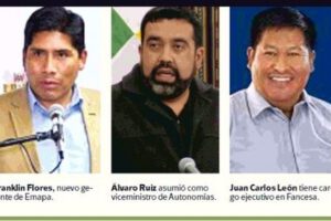 excandidatos del MAS en el Gobierno de Luis Arce