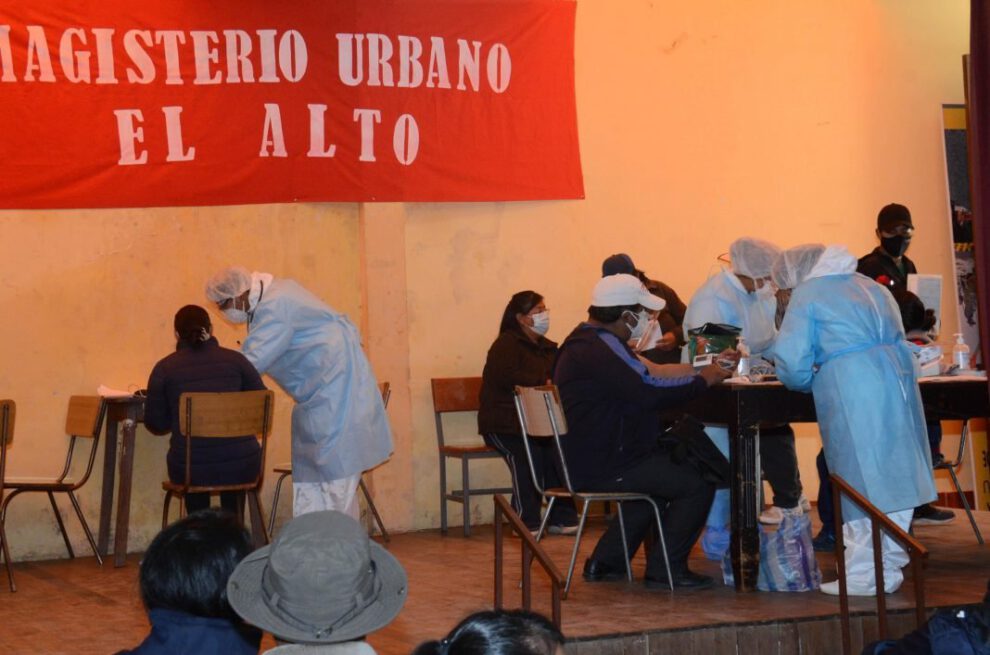 Vacunación Covid-19 en Bolivia