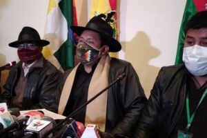 Gobernación de La Paz anuncia acciones penales contra César Cocarico y Félix Patzi