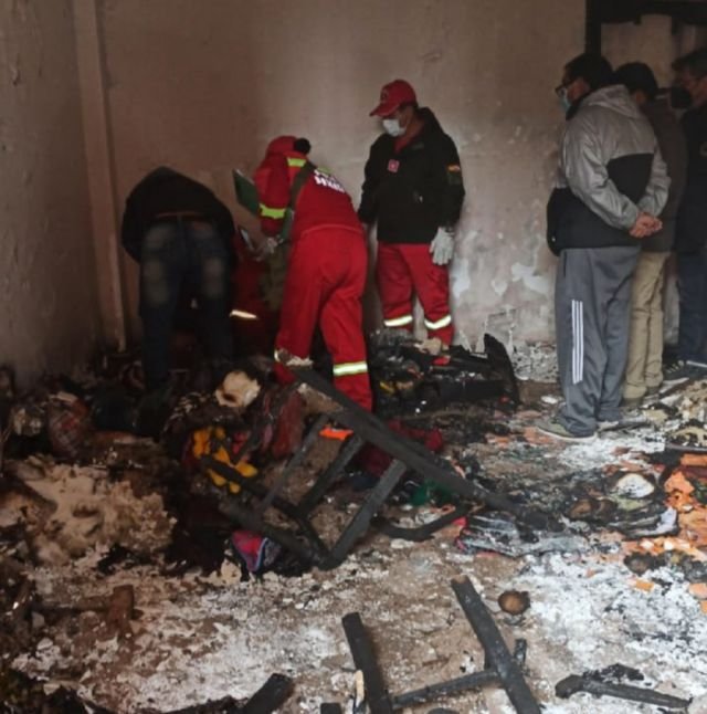 Incendio en casa del gobernador de Chuquisaca