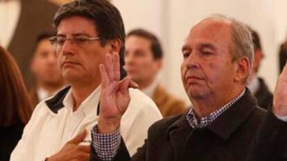 Imagen referencial de Justiniano y Murillo cuando fueron posesionados en 2019