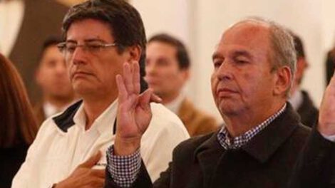 Imagen referencial de Justiniano y Murillo cuando fueron posesionados en 2019
