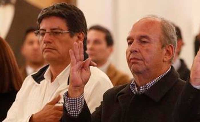 Imagen referencial de Justiniano y Murillo cuando fueron posesionados en 2019