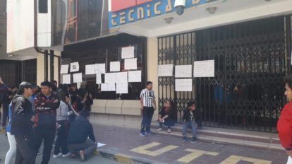 Estudiantes de la UTO piden la renuncia del ejecutivo de la FUL