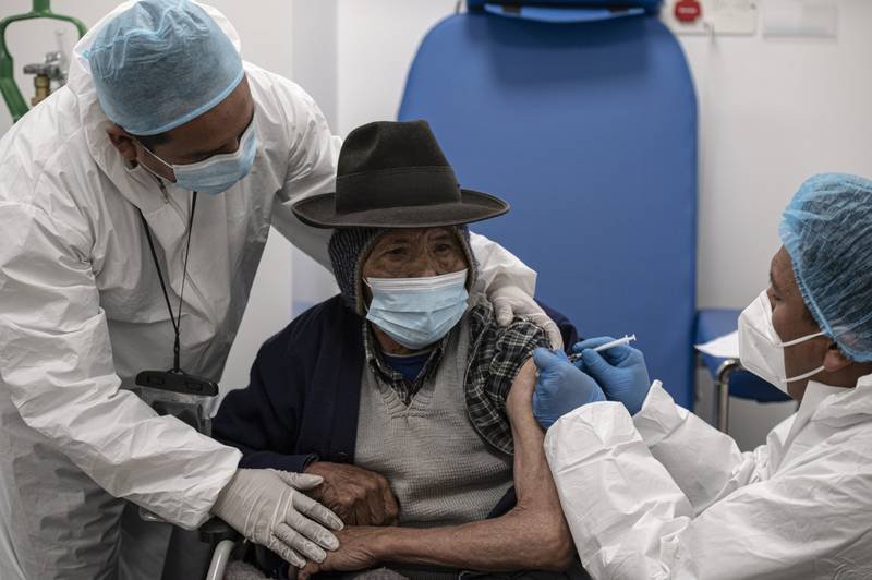 Vacunación contra el Covid-19 en Bolivia