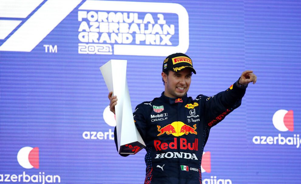 Checo Pérez victoria Bakú en el Gran Premio de Azerbaiyán