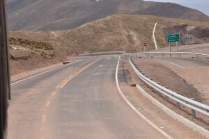 Inauguración de la carretera Caracollo-Colquiri