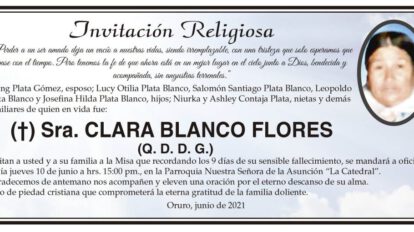 Invitación Religiosa por Clara Blanco Flores