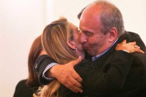 Arturo Murillo y Jeanine Añez en relación política