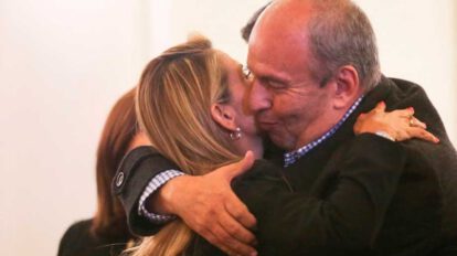 Arturo Murillo y Jeanine Añez en relación política