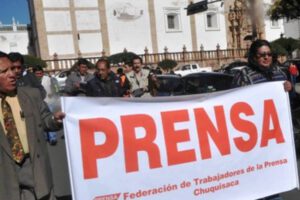 Repliegue de periodistas en Chuquisaca debido a Covid-19