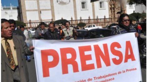 Repliegue de periodistas en Chuquisaca debido a Covid-19