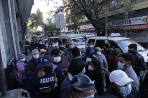 Contagios de Covid-19 en Bolivia