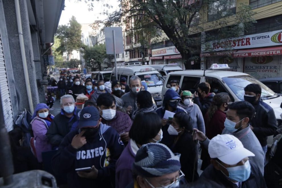 Contagios de Covid-19 en Bolivia