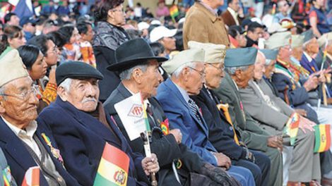 Reconocimiento a excombatientes de la Guerra del Chaco