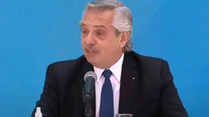 Declaraciones racistas de Alberto Fernández durante conferencia