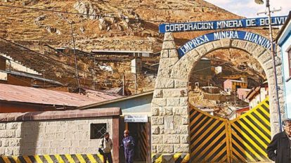 robo de mineral en la Empresa Minera Huanuni