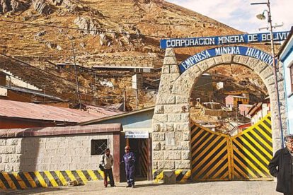 robo de mineral en la Empresa Minera Huanuni