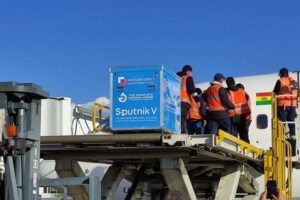 Llegada de la vacuna Sputnik V al país