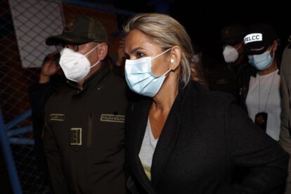 Aprehensión de la expresidente Jeanine Añez