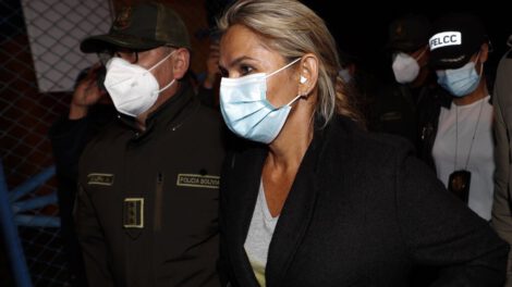 Aprehensión de la expresidente Jeanine Añez