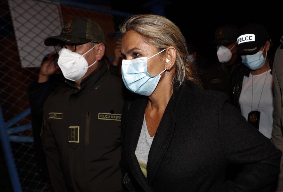 Aprehensión de la expresidente Jeanine Añez