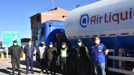 Oxígeno en hospitales de Oruro, Cochabamba y Tarija