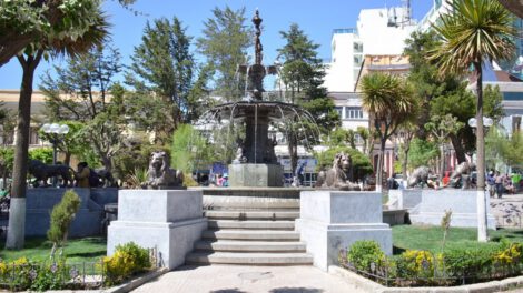 Agenda regional Oruro en la Plaza 10 de Febrero