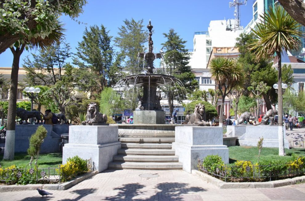 Agenda regional Oruro en la Plaza 10 de Febrero