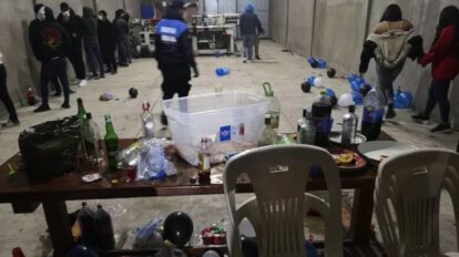 Fiesta clandestina en Cochabamba con casos de Covid-19