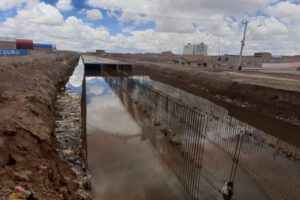 Embovedado del canal Tagarete paralizado por falta de pagos