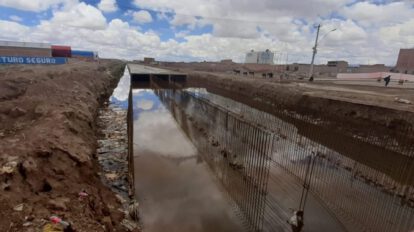 Embovedado del canal Tagarete paralizado por falta de pagos