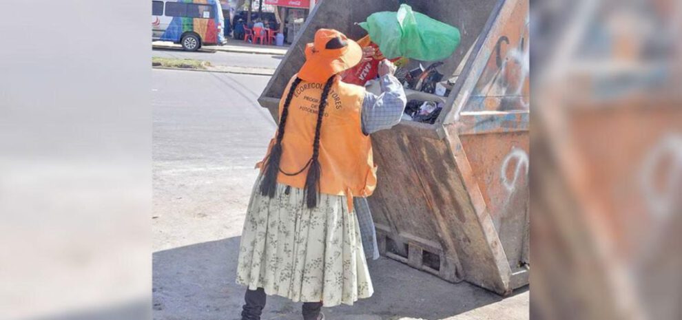 Barbijos usados en El Alto