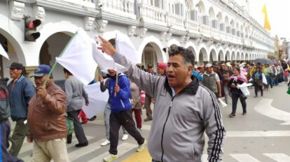 Paz para Bolivia en la marcha de Fedjuve