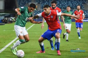 Bolivia Copa América, Erwin Saavedra domina el balón